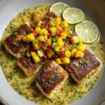 Coconut Lime Fish with Mango Salsa Recipe