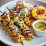 Grilled Pineapple Chicken Kebabs Recipe