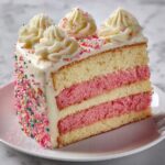 Strawberry & Cream Cake Recipe