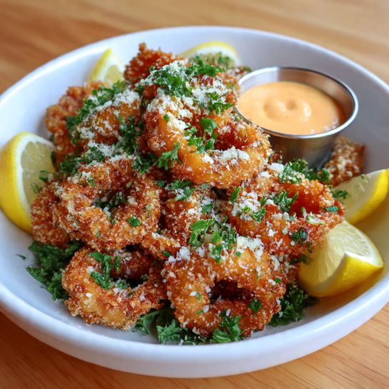 Lemon Garlic Calamari with Aioli Recipe - Recipe Image