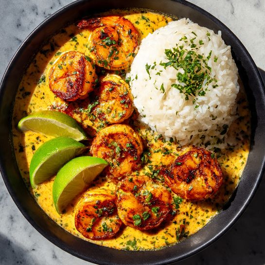 Coconut Curry Shrimp Recipe - Recipe Image