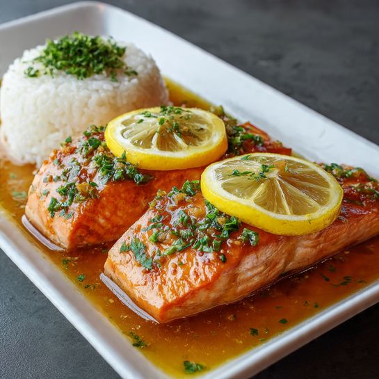 Cajun Honey Butter Salmon Recipe - Recipe Image