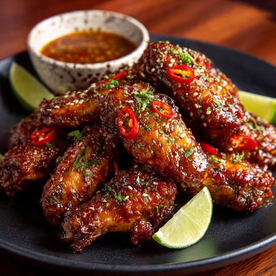 Mango Chili Chicken Wings Recipe - Recipe Image