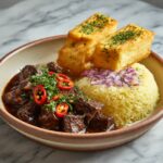 Jamaican Curry Goat with Coconut Rice Recipe