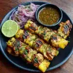 Grilled Pineapple Chicken Kebabs Recipe
