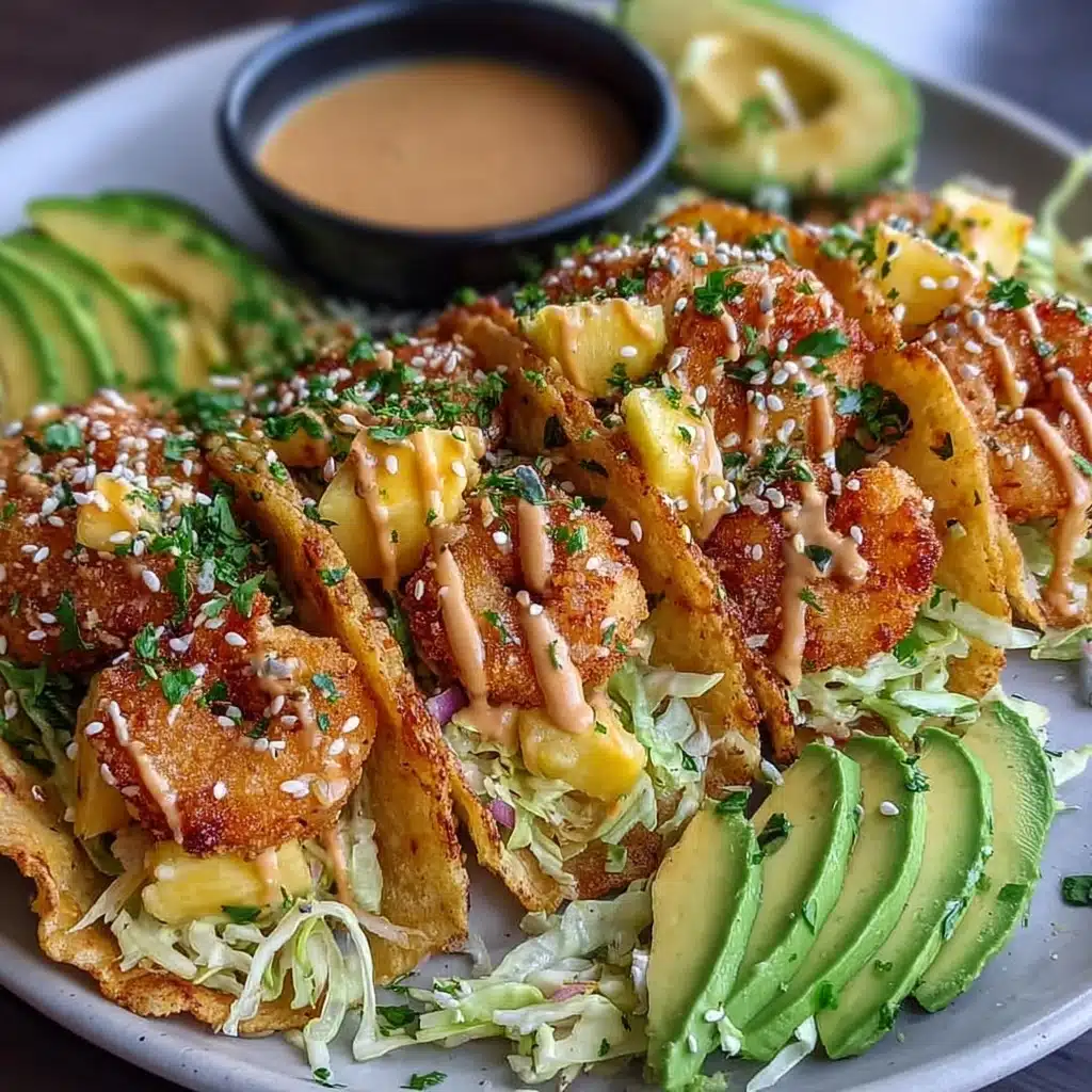 Coconut Shrimp Tacos with Mango Salsa Recipe - Recipe Image