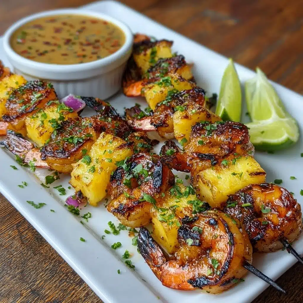 Pineapple Habanero Shrimp Kabobs Recipe - Recipe Image