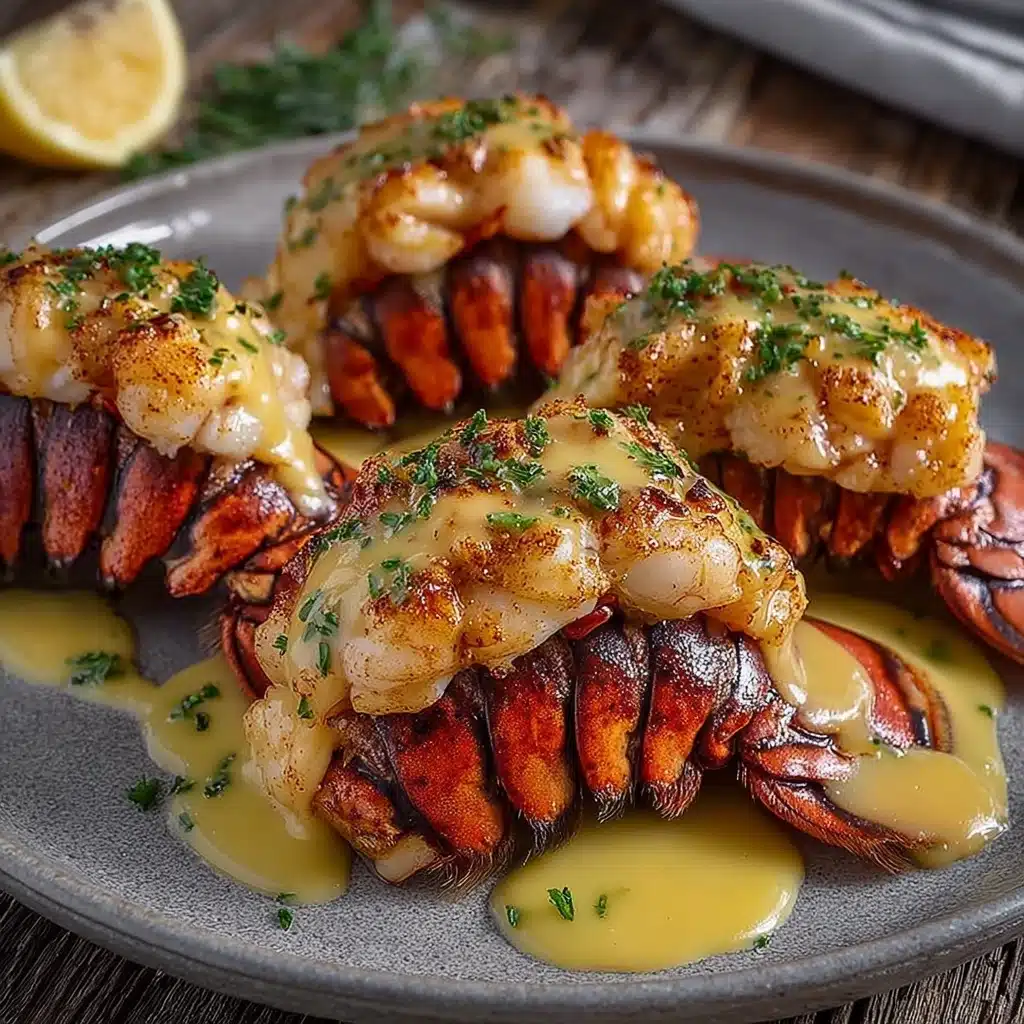 Creamy Garlic Butter Lobster Tails Recipe - Recipe Image