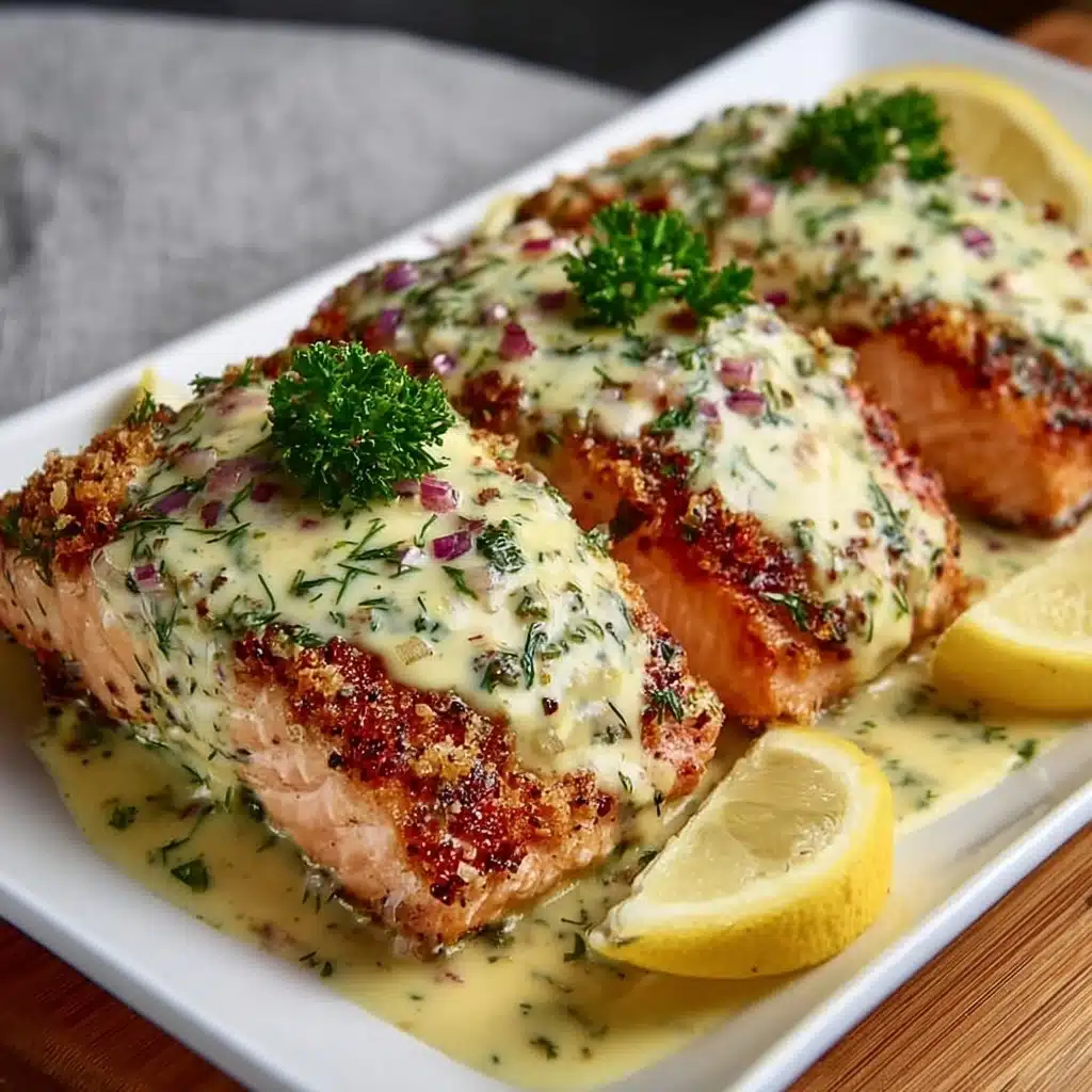 Dill and Lemon Crusted Salmon Recipe