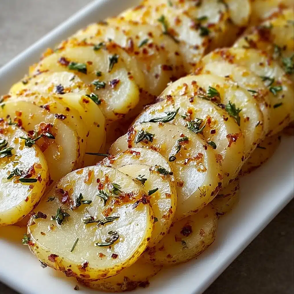 Sliced Baked Potatoes Recipe