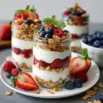 Yogurt Berry Parfait with Granola Recipe
