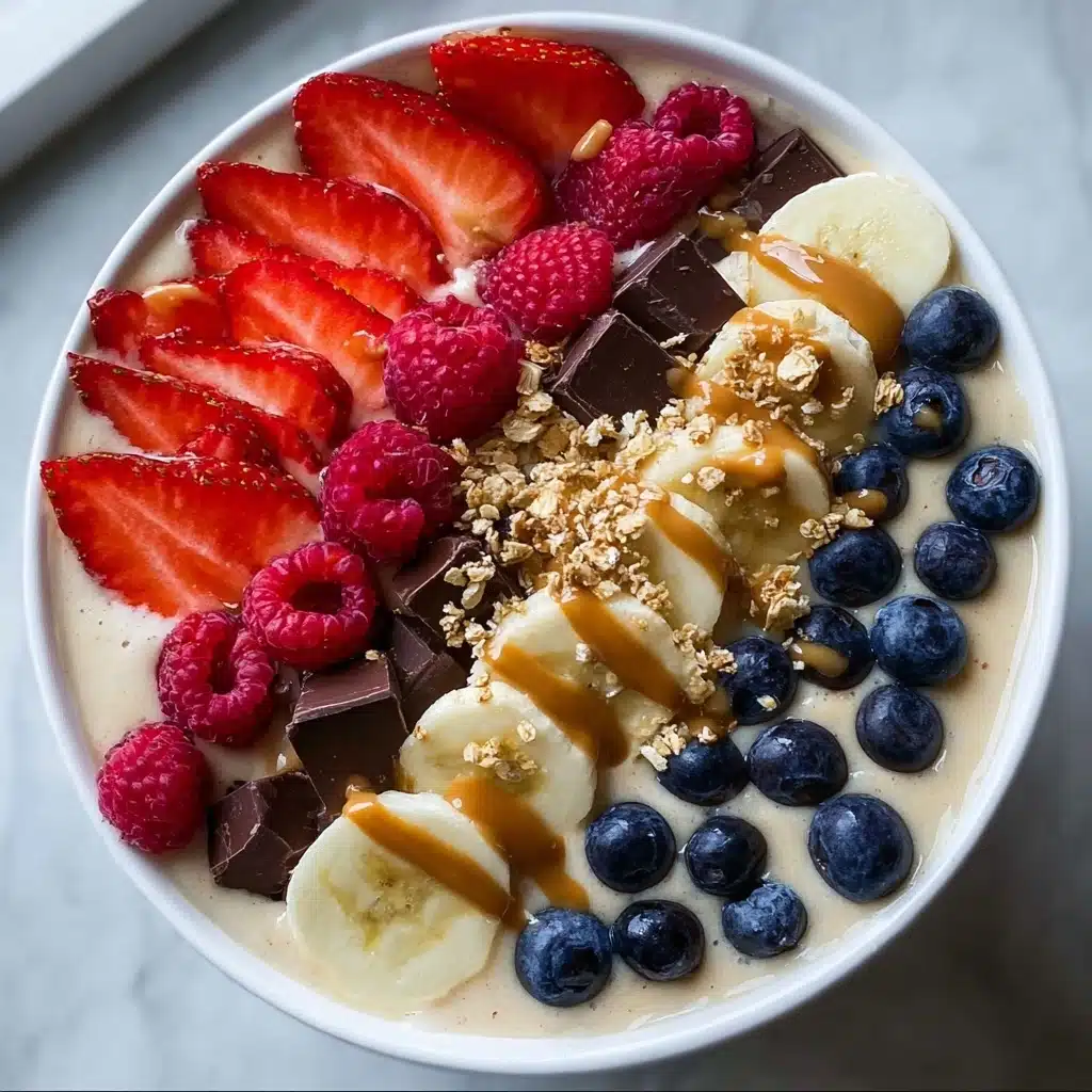 Chocolate Banana Berry Smoothie Bowl Recipe