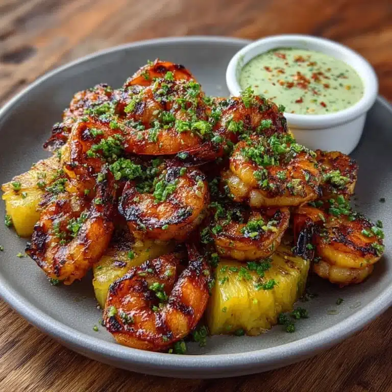 Pineapple Habanero Shrimp Kabobs Recipe