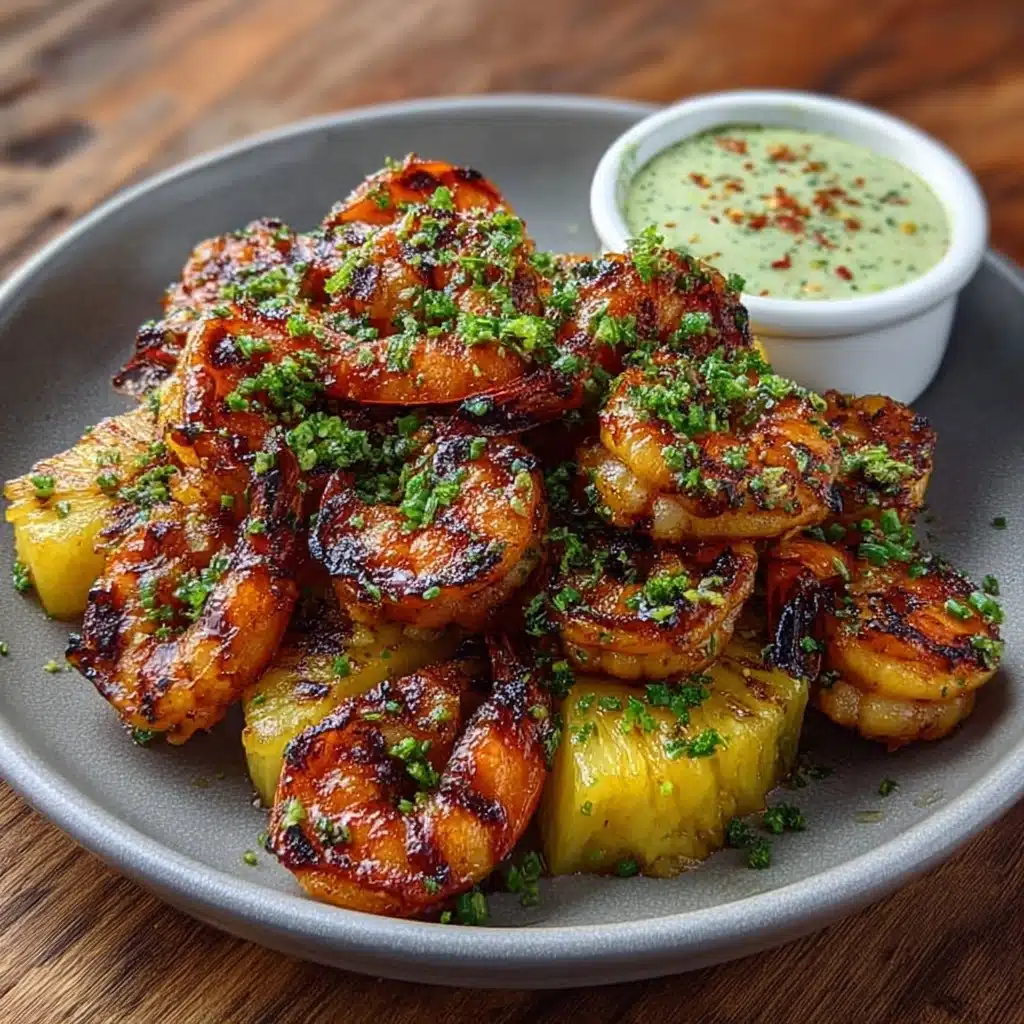 Pineapple Habanero Shrimp Kabobs Recipe