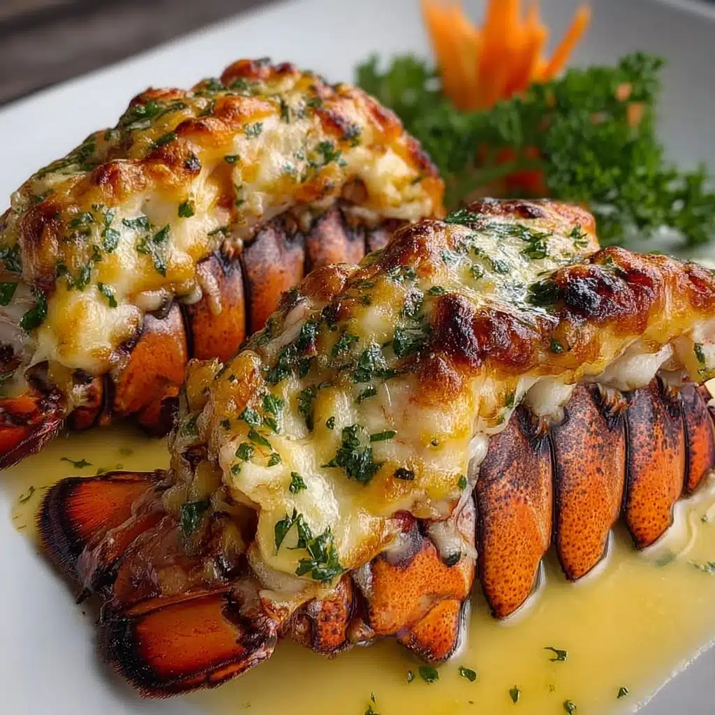 Creamy Garlic Butter Lobster Tails Recipe - Recipe Image