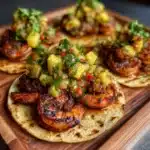 Jerk Shrimp Tacos with Pineapple Salsa Recipe
