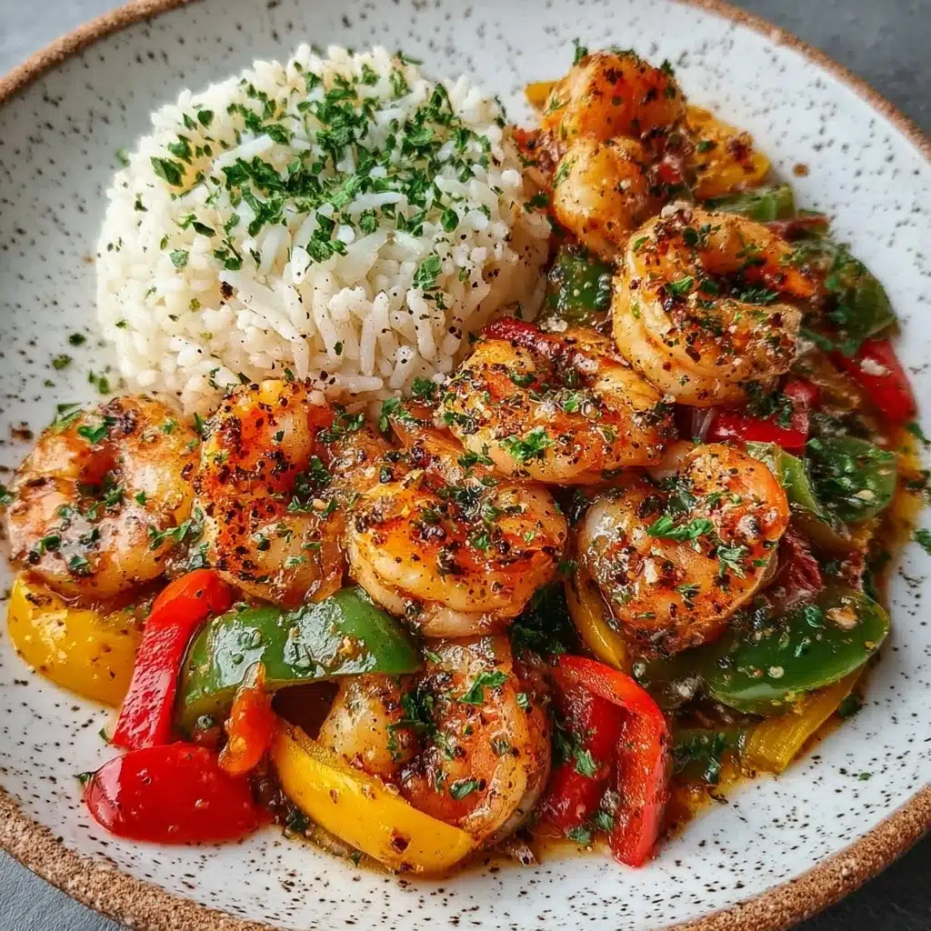 Shrimp and Pepper Stir-Fry Recipe - Recipe Image