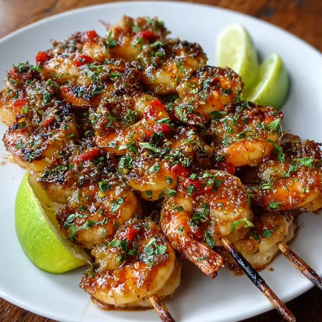 Pineapple Habanero Shrimp Kabobs Recipe - Recipe Image