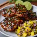 Caribbean Jerk Chicken with Pineapple Salsa Recipe