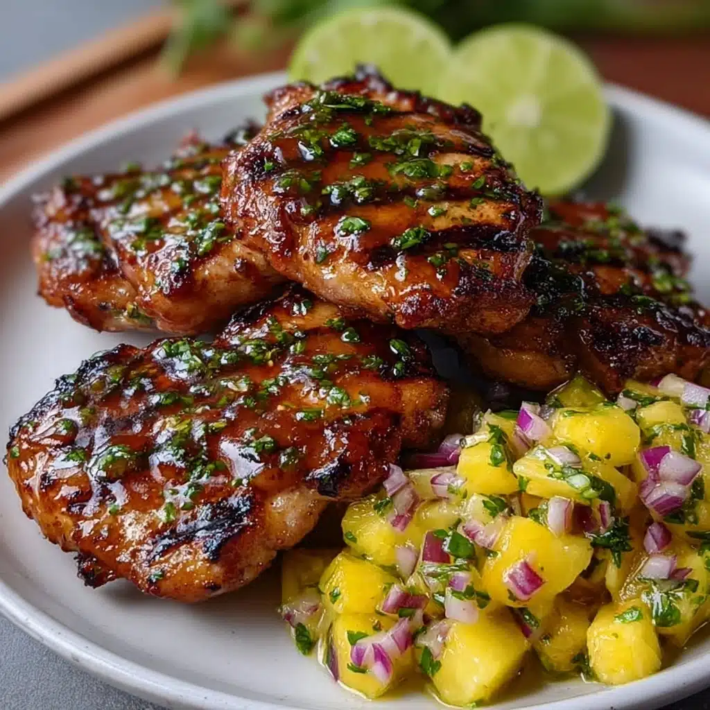 Caribbean Jerk Chicken with Pineapple Salsa Recipe