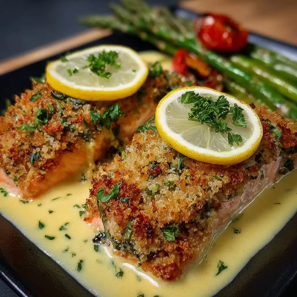 Dill and Lemon Crusted Salmon Recipe - Recipe Image