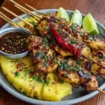 Spicy Pineapple and Jerk Chicken Skewers Recipe