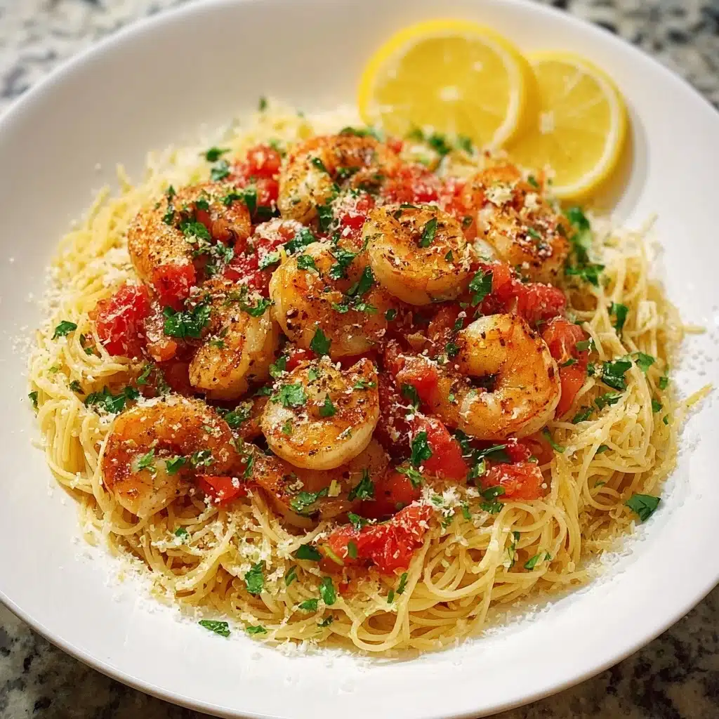 Shrimp Scampi with Angel Hair Pasta Recipe - Recipe Image