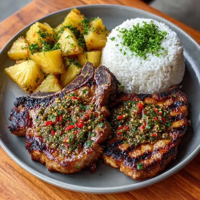 Tropical Jerk Pork Chops Recipe