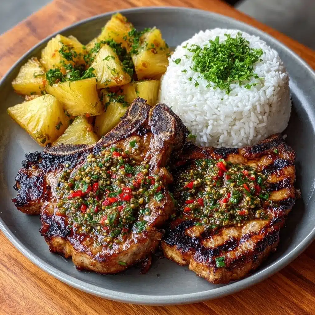 Tropical Jerk Pork Chops Recipe - Recipe Image