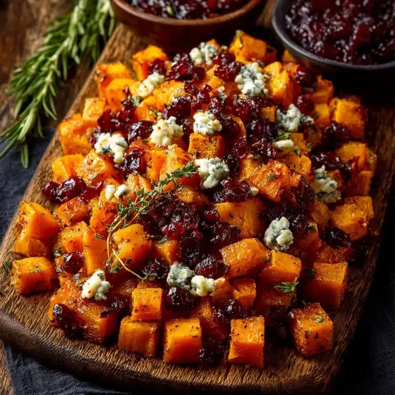 Gorgonzola and Cranberry-Balsamic Glaze Recipe