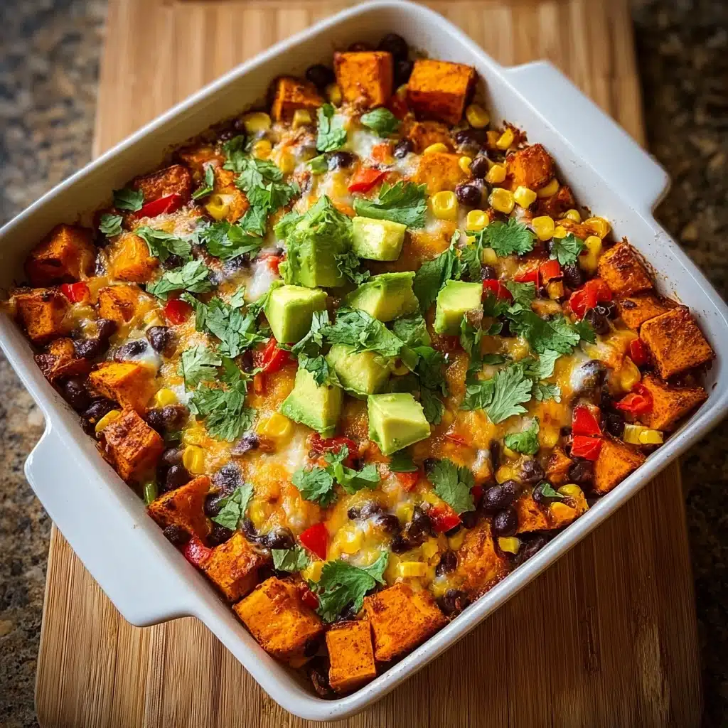 Sweet Potato Black Bean Casserole Recipe - Recipe Image