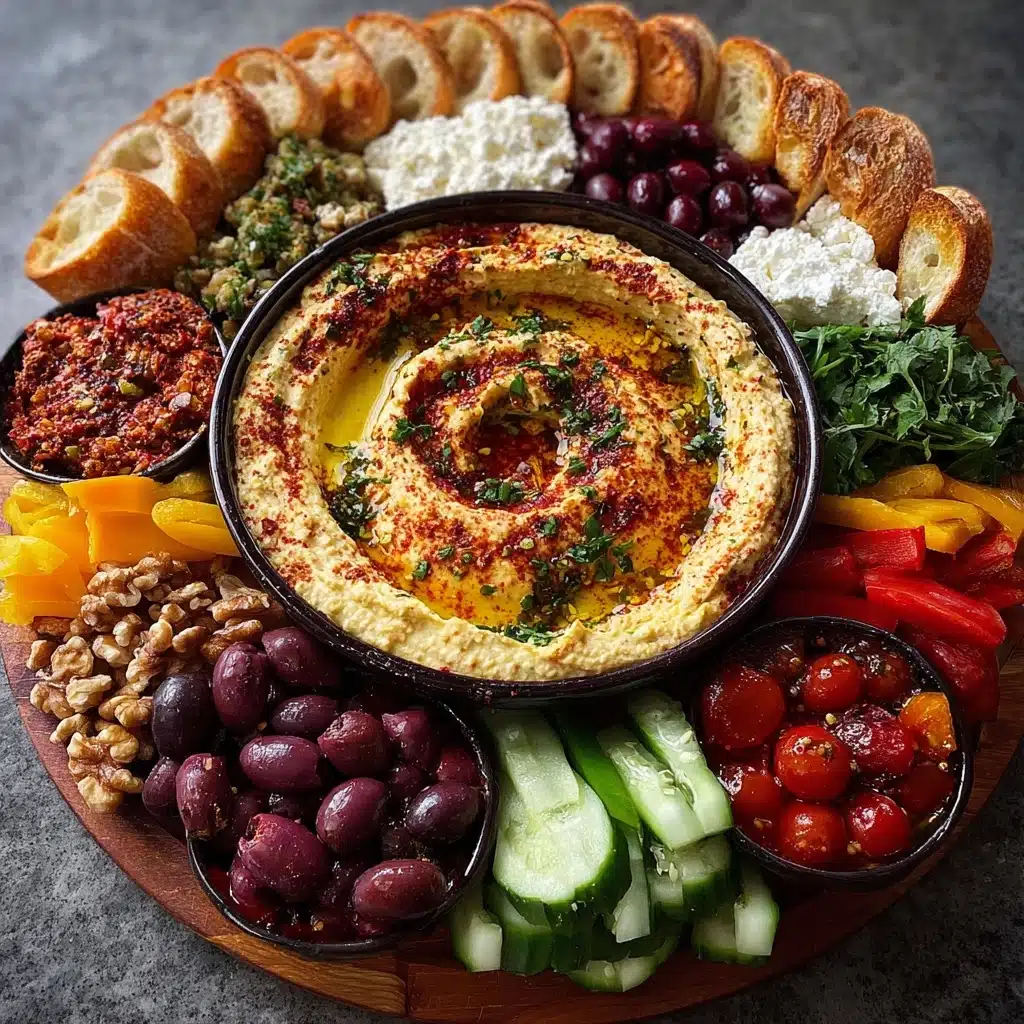 Mediterranean Mezze Tapas Platter Recipe - Recipe Image