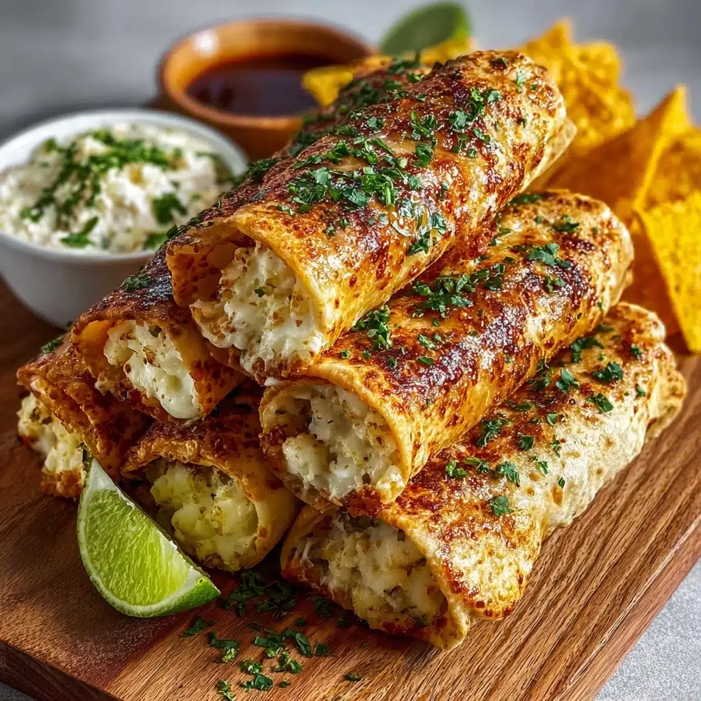 Crispy Baked Feta Rolls with Hot Chili Orange Honey Recipe - Recipe Image