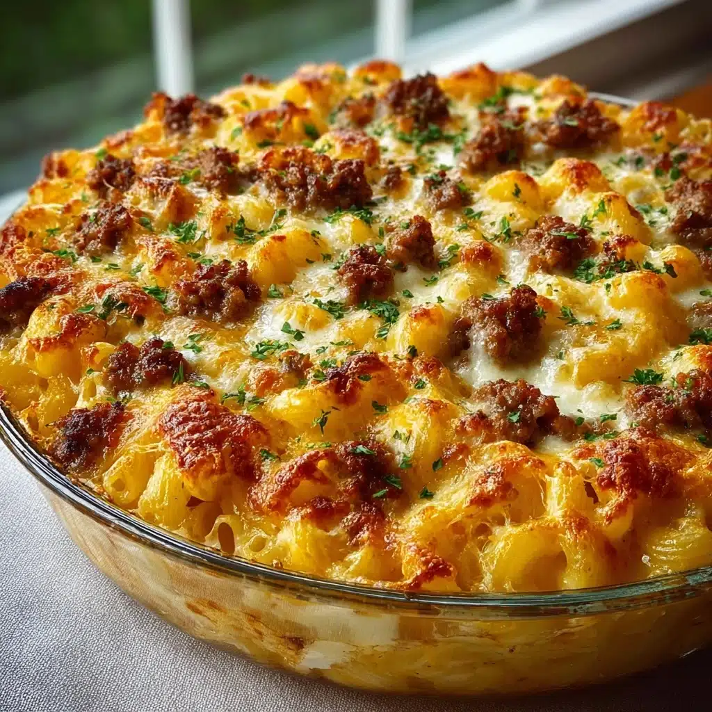 Cheesy Hamburger Potato Casserole Recipe