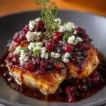 Honey Cranberry Chicken Bake with Feta Cheese Recipe