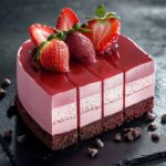 Ruby Chocolate Strawberry Mousse Cake Recipe