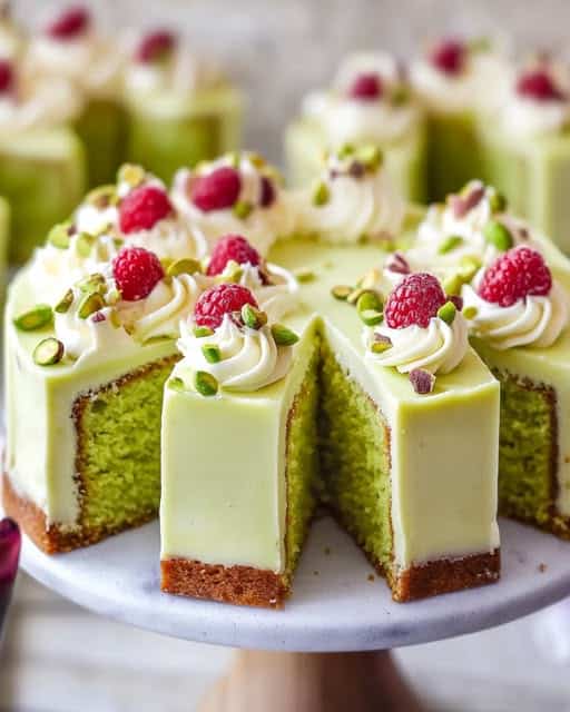 Pistachio Cake with White Chocolate Recipe - Recipe Image