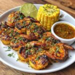 Pineapple Habanero Shrimp Kabobs Recipe