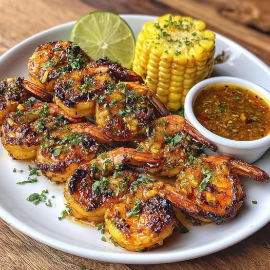 Pineapple Habanero Shrimp Kabobs Recipe
