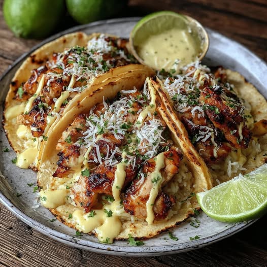 Coconut Lime Chicken Tacos Recipe