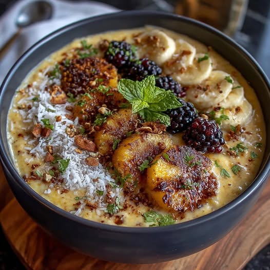 Coconut Pineapple Smoothie Bowl Recipe - Recipe Image