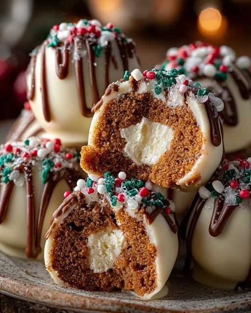 Gingerbread Cheesecake Truffles Recipe