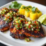 Caribbean Jerk Chicken with Pineapple Salsa Recipe