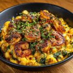 Shrimp Alfredo with Spinach Recipe