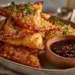 Crispy Fried Feta Triangles with Hot Chili Honey Recipe