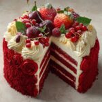 Red Velvet Wreath Cake Recipe