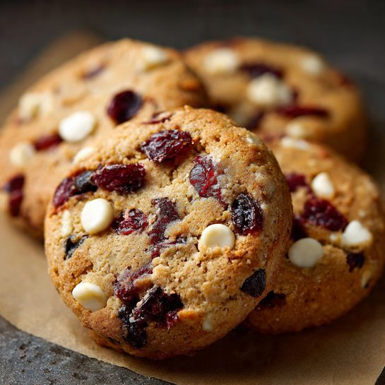 White Chocolate Cranberry Orange Cookies Recipe - Recipe Image