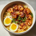 Shrimp Ramen with Soft-Boiled Egg Recipe