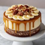 Banana Pecan Caramel Drip Cake Recipe