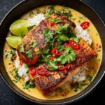 Coconut Curry Salmon with Jasmine Rice Recipe